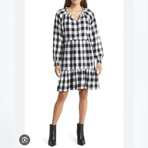 Black and White Checkered Dress